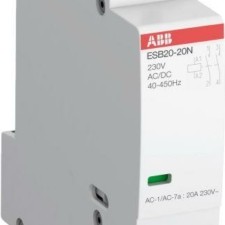 Контактор ESB20-20N-01 модульный (20А АС-1 2НО) катушка 24В AC/DC ABB 1SBE121111R0120