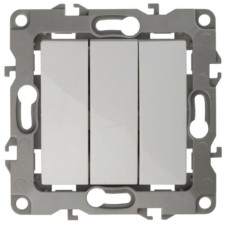 Выключатель 3кл. СП 12 12-1107-01 10А IP20 250В 10AX механизм бел. Эра Б0014669
