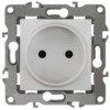 Розетка 1-м СП Эра -2105-01 16А IP20 16AX 250В 2P механизм бел. Эра Б0018254