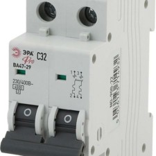 Выключатель автоматический модульный 2п C 32А ВА47-29 Pro NO-900-31 ЭРА Б0031763