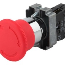 Кнопка LAY5-BS542 “Грибок” аварийная поворотн. с фиксацией BBG90-BS-K04E ЭРА Б0045646