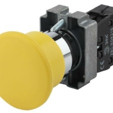 Кнопка LAY5-BC51 “Грибок” 1з без подсветки BBG70-BC-K05E желт. ЭРА Б0045644