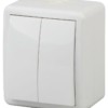 Выключатель 2кл. ОП Эксперт 10А IP54 11-1404-01 250В 10AX бел. Эра Б0020675