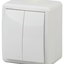 Выключатель 2кл. ОП Эксперт 10А IP54 11-1404-01 250В 10AX бел. Эра Б0020675