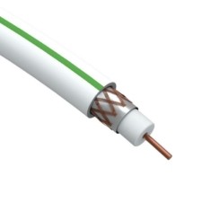 Кабель коаксиальный SAT 703 B.Cu/оплетка Cu 75проц. PVC 75Ом бел. (м) Эра Б0044612