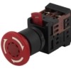 Кнопка AE-22 “Грибок” d22мм 1з+1р 240В с фиксацией BBG10-AE-K04E красн. ЭРА Б0045629