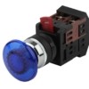 Кнопка AEA-22 “Грибок” d22мм 1з+1р BBG30-AEA-K07E син. ЭРА Б0045635