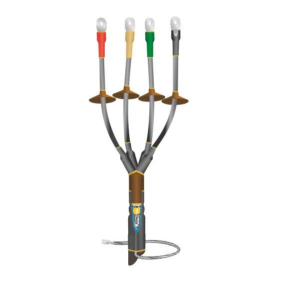 Муфта кабельная концевая наружн. установки 1кВ КНТп 4х16-25мм без наконечн. Нева-Транс Комплект 22020071