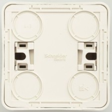 Розетка 1-м ОП Этюд 16А IP20 250В без заземл. защ. шторки крем. SE PA16-002K