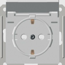 Розетка 1-м СП W59 Aqua 16А IP44 с заземл. защ. шторки в сборе бел. SE RS16-152B-18