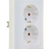 Розетка 2-м СП Хит 16А 250В с заземл. без защ. шторок бел. SE RS16-236-B
