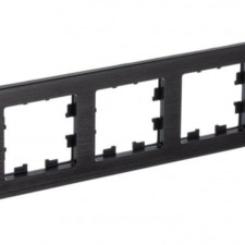 Рамка 3-м AtlasDesign Nature метал. оникс SE ATN312303