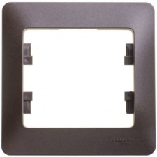 Рамка 1-м Glossa шоколад SE GSL000801