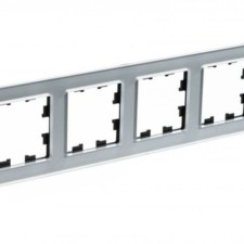 Рамка 4-м AtlasDesign Nature стекло алюм. SE ATN320304