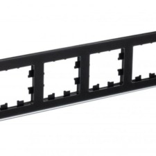 Рамка 4-м AtlasDesign Nature матов. стекло черн. SE ATN331004