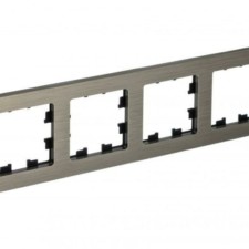 Рамка 4-м AtlasDesign Nature метал. латунь SE ATN312204