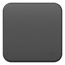 Выключатель 1-кл. ОП Blanca 10А IP20 (сх. 1) 250В с изолир. пластиной антрацит SE BLNVA101016