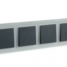 Рамка 4-м AtlasDesign Nature матов. стекло бел. SE ATN330104