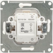 Выключатель 1-кл. СП W59 10А IP20 10AX механизм сл. кость SE VS110-154-2-86