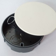 Коробка ответвительная СП 106х17мм (размер коробки без крышки d96х15мм) SE U191