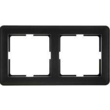 Рамка 2-м W59 черн. бархат SE KD-2-68