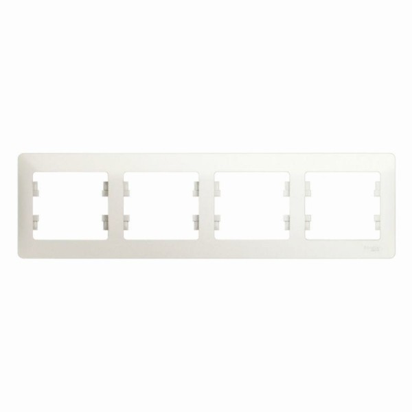 Рамка 4-м Glossa горизонт. перламутр SE GSL000604