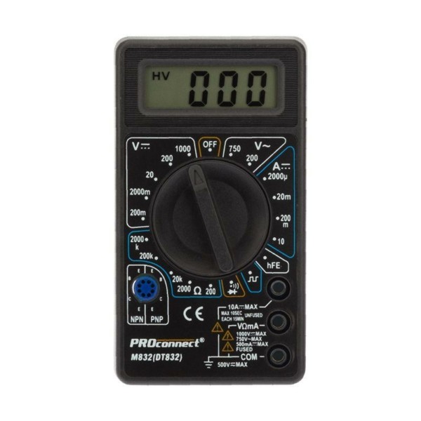 Мультиметр портативный M838 (DT838) Proconnect 13-3013