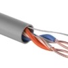 Кабель витая пара U/UTP 2х2х24AWG кат.5E solid CCA PVC сер. (м) Proconnect 01-0022-3