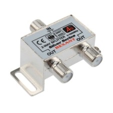 Делитель ТВ “краб” х2+3шт.F “BOX” 5-1000 МГц “Silver” Rexant 05-6101