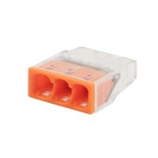 Клемма СМК 3-проводная зажимная 0.5-2.5мм2 20шт Rexant 07-3212-20