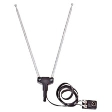 Антенна ТВ комнатная телескопическая 4 секции с адаптером “Усы” (модель RX-107-4) Rexant 34-0107-4