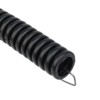 Гофротруба ПНД для кабеля d20мм с протяжкой/зондом чёрная 100м Rexant 28-0020-3