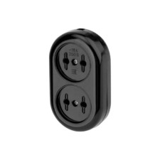 Колодка удлинителя 2-м б/з 16А карболит черн. Rexant 11-8981