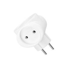 Разветвитель сетевой 3 гнезда 6А IP20 220В биметал. бел. Rexant 11-1064