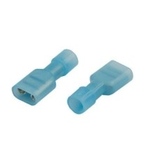 Клемма плоская полностью изолир. КППИн гн – 6.6мм нейлон 1.5-2.5кв.мм FDFN 2-250 Blue Rexant 08-0633