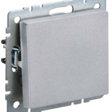 Переключатель 1кл. СП проходной BRITE 10А ВС10-1-3-БрА алюм. IEK BR-V13-0-10-K47