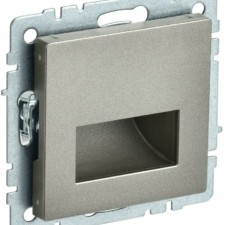 Подсветка светодиодная BRITE встраив. ПЛ20-БрШ шампань IEK BR-FL20-K37