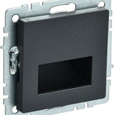 Подсветка светодиодная BRITE встраив. ПЛ20-БрЧ черн. IEK BR-FL20-K02