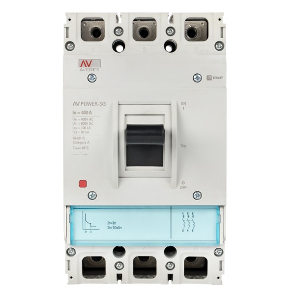 Автоматический выключатель AV POWER-3/3 400А 100kA TR EKF AVERES — изображение 3