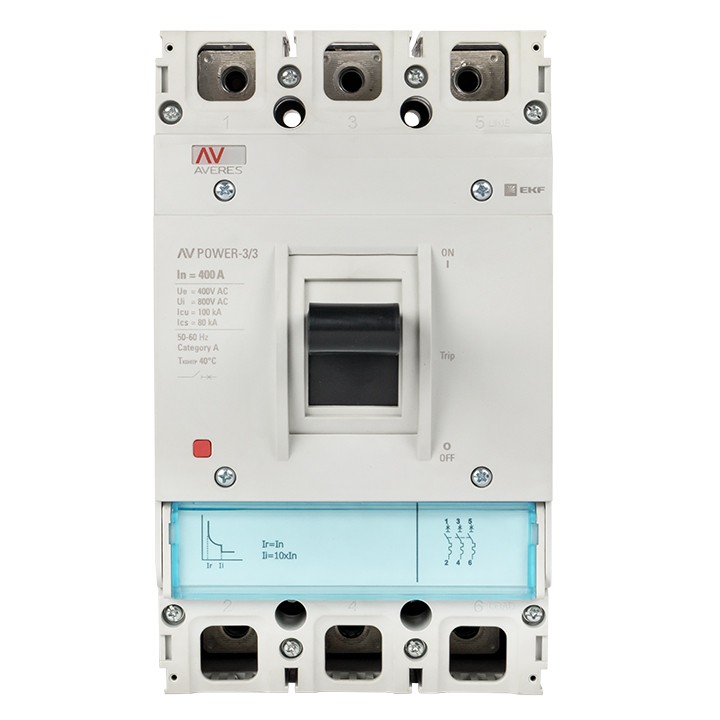 Автоматический выключатель AV POWER-3/3 400А 100kA TR EKF AVERES — изображение 3