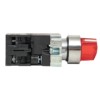 Переключатель BD33 3P c красной подстветкой 24В NO EKF PROxima