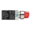 Переключатель BD21 2P c красной подстветкой 24В NO EKF PROxima