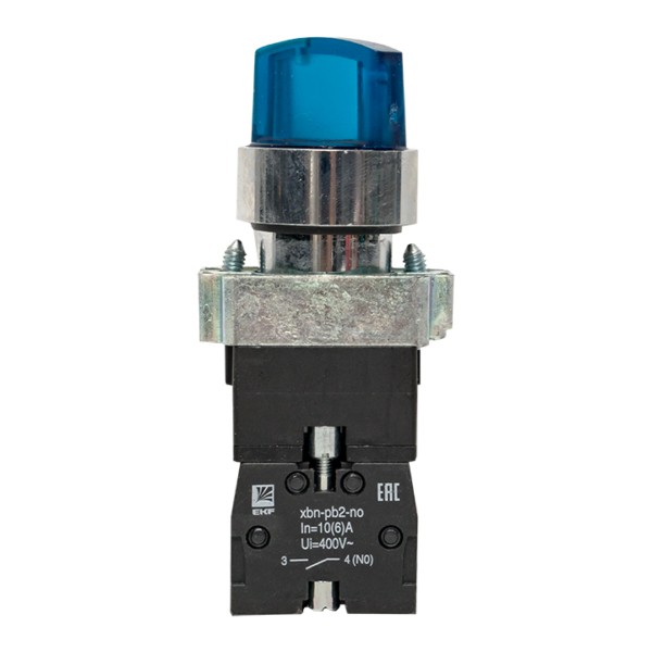 Переключатель BD21 2P c синей подстветкой 230В NO EKF PROxima — изображение 2