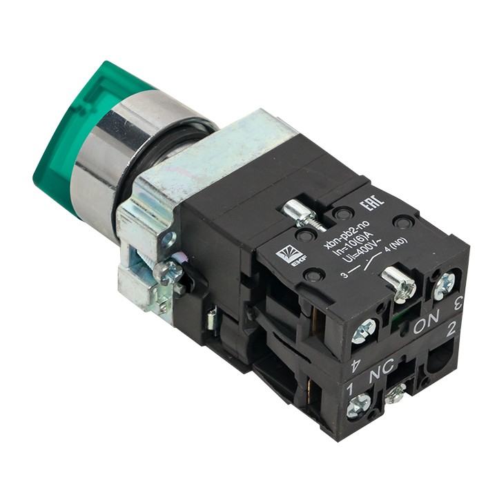 Переключатель BD33 3P c зеленой подстветкой 230В NO EKF PROxima — изображение 4