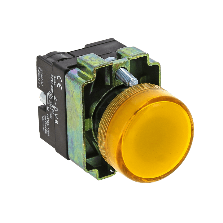 Лампа сигнальная BV65 желтая EKF PROxima — изображение 2