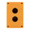Корпус КП102 пластиковый 2 кнопки желтый EKF PROxima