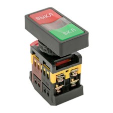 Кнопка AS-22N “Пуск-Стоп” прямоугольная 24В NO+NC EKF PROxima