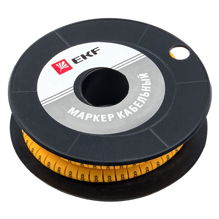 Маркер кабельный 1,5 мм2 "8" (1000 шт,) (ЕС-0) EKF PROxima — изображение 2