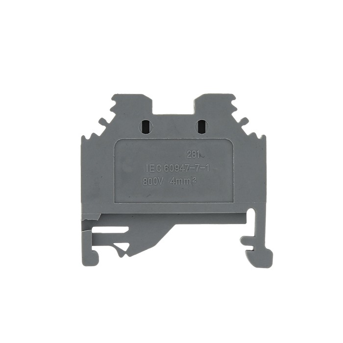 Колодка клеммная пружинная JXB-S-6 41А серая EKF PROxima — изображение 3