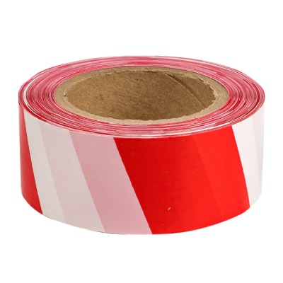 Лента оградительная ЛО "Красно-белая" 50х250 EKF Basic — изображение 2